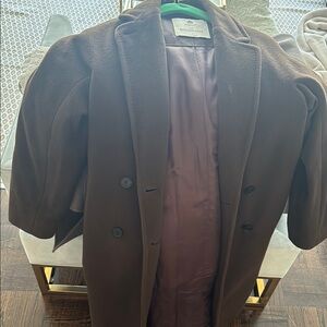 Babaton Slouch Coat size 1  Brown Double-Breasted Coat